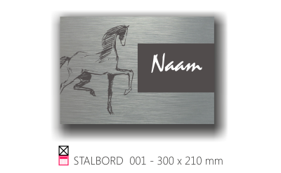 Stalbord stable name naam butler finish Happy trailer Happy stable 001 pony paard penny meisje horse pferde