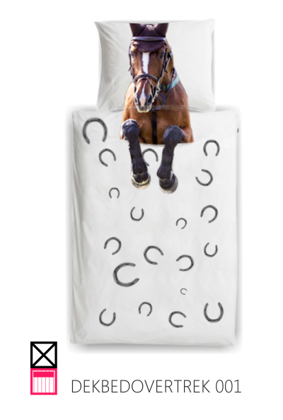 Happy stable dekbedovertrek sleepy time blankets horse pferde pony pennymeisje nighttime