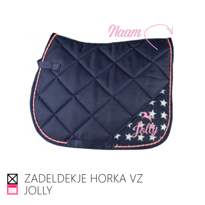 Happy Zadeldekje VZ Jolly saddle pad jolly shabtak pony mini paard pferde shtelander shetty horse happy stable